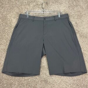 Nike Golf Dri-FIT Mens Flat Front Shorts Dark Gray Standard Fit Size 34 Walking